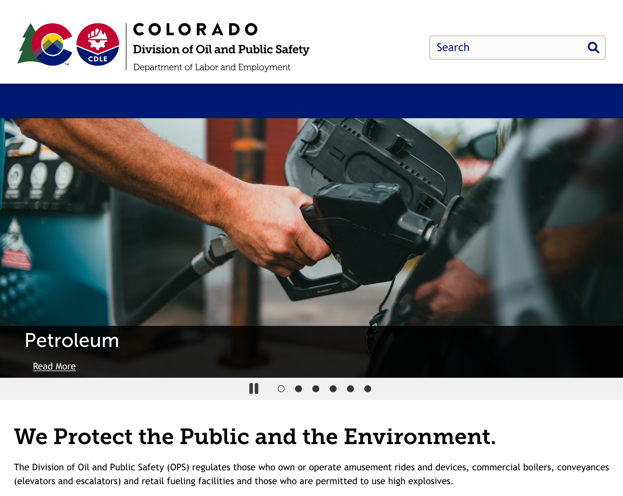 Screenshot of ops.colorado.gov